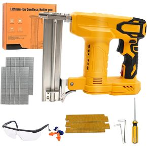 JOJOCY 18 GAUGE Cordless Brad Nailer ، 2-in-1 Stapler/Blate Gun ، Drives 2 "مسامير للتنجيد والخشب (أداة فقط) (لـ DEW-ALT 20V)
