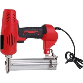 Pneumatic Stapler ，Powered Upholstery Stapler 2600W 220V Electric Nail Gun Wood Frame Stapler Furniture Construction Nail Gun Electric Tool Woodworking Tool(Only Machines 220V)