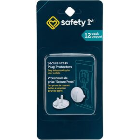 Safety 1st Secure Press Plug Protectors-12 Pack