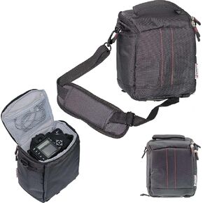 Navitech Black Camcorder Camera Bag Compatible with Panasonic HC-VX1 4K Camcorder