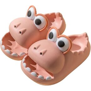 Generic Kids Unisex Dinosaur Slides Fun Animal Pattern Slipper Lightweight Cozy Non-Slip Sandals for Bathroom Outdoor, Ouc825tVh