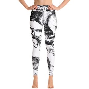 Fur Baby Yoga Pants - ULP Matching Black and White