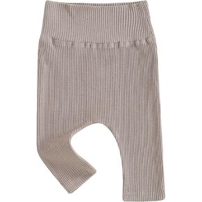 Mubineo Baby Girl Boy Ribbed Leggings High Waist Tummy Control Legging Pant Knit Unisex Infant Newborn Pant