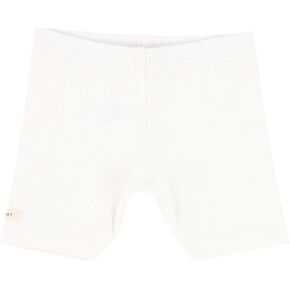 Lil Legs Unisex Boys Girls Cotton Short Leggings - Winter White, 24 Months