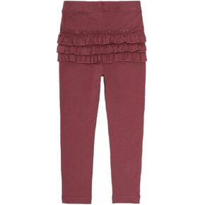 LOUDLY Tyra Leggings with Ruffled Bottom, Baby Girl, 100% Organic Cotton