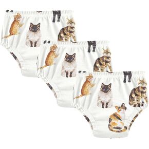 Toddler Potty Training Underwear Cotton Absorbent Soft Baby Girl Boy Potty Training Pant 2T-5T