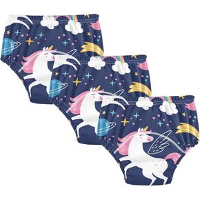 Toddler Potty Training Underwear Cotton Absorbent Soft Baby Girl Boy Potty Training Pant 2T-5T