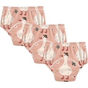 Toddler Potty Training Underwear Cotton Absorbent Soft Baby Girl Boy Potty Training Pant 2T-5T