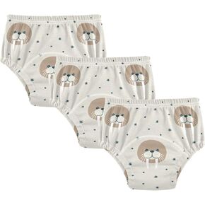 Toddler Potty Training Underwear Cotton Absorbent Soft Baby Girl Boy Potty Training Pant 2T-5T