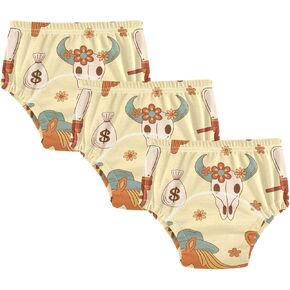 Toddler Potty Training Underwear Cotton Absorbent Soft Baby Girl Boy Potty Training Pant 2T-5T