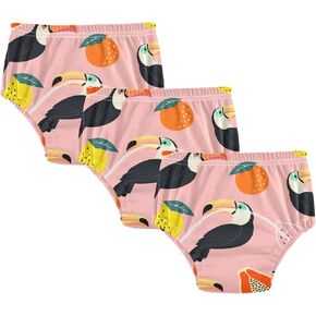 Toddler Potty Training Underwear Cotton Absorbent Soft Baby Girl Boy Potty Training Pant 2T-5T