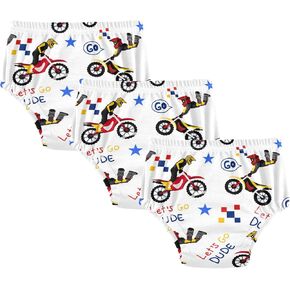 Toddler Potty Training Underwear Cotton Absorbent Soft Baby Girl Boy Potty Training Pant 2T-5T