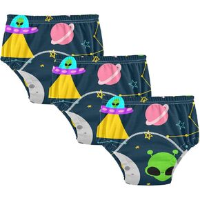 Toddler Potty Training Underwear Cotton Absorbent Soft Baby Girl Boy Potty Training Pant 2T-5T