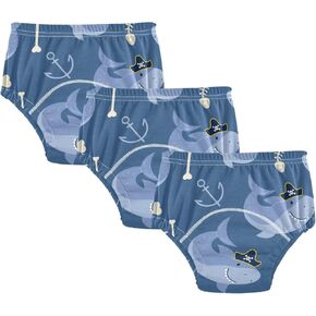 Toddler Potty Training Underwear Cotton Absorbent Soft Baby Girl Boy Potty Training Pant 2T-5T