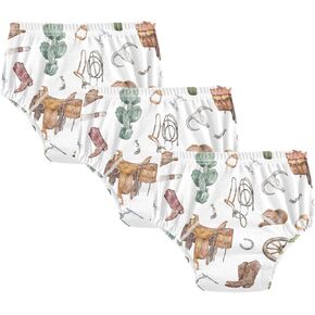 Toddler Potty Training Underwear Cotton Absorbent Soft Baby Girl Boy Potty Training Pant 2T-5T