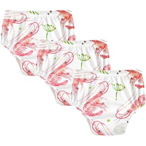 Toddler Potty Training Underwear Cotton Absorbent Soft Baby Girl Boy Potty Training Pant 2T-5T