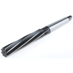 HSS Machine Reamer Dia 2-1/2" With Taper Shank MT 5 -Cut Edge 7-5/8" OAL 15-3/8"