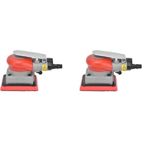 2pcs Pneumatic Sander Alloy Steel Air Squares Sanding Machine Sandpaper Machines Wood 75x100mm