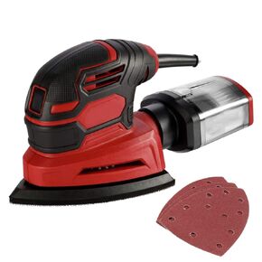 Sander, Including 3 Sheets of Sandpaper and dust Box - SR250801