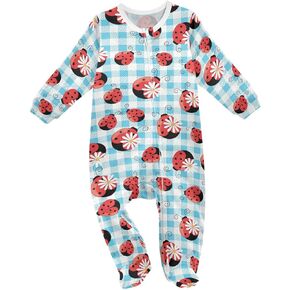 Meerkats Baby One-Piece Footies Long Sleeve Rompers Pajamas Zip Front Pjs for Boys Girls kids 3M