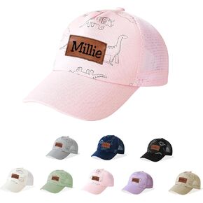 Custom Toddler Baseball Hat Baby Boys Cap Girls Adjustable Dinosaur Baseball Hats Kids Boy Caps Toddler Sun Hats