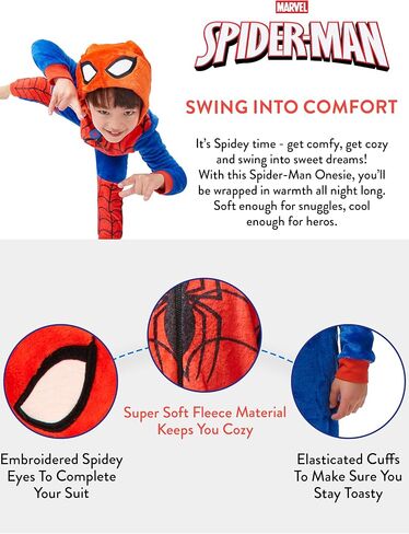 Marvel Boys' Spiderman Bodysuit Size 4 Blue in Saudi Arabia