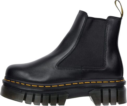 Dr. Marents Women's Audrick Platform Chelsea Boot, Black Nappa Lux in Saudi Arabia