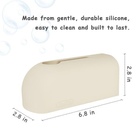 غطاء صنبور حوض الاستحمام ، غطاء صنبور حمام ناعم للأطفال ، غطاء صنبور حمام للحوض ، غطاء صنبور لسلامة حوض الاستحمام ، غطاء صفيحة حوض استحمام صغير ، FIT عالمي (رمادي) in Kuwait