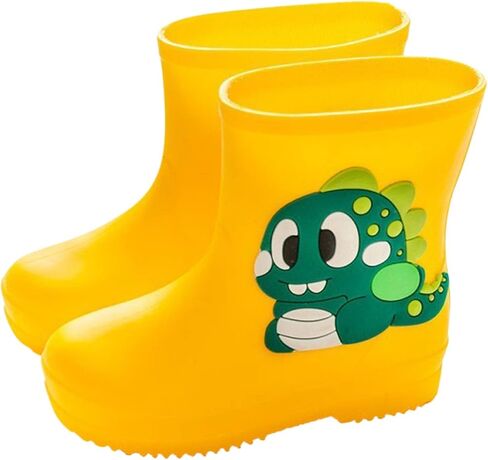 IWIHMIV Baby Rain Boot Infant Rain Boots Boys' Boots Toddler Kids Baby Boys Girls Cartoon Waterproof Rain Non Slip Rain Boots in Saudi Arabia