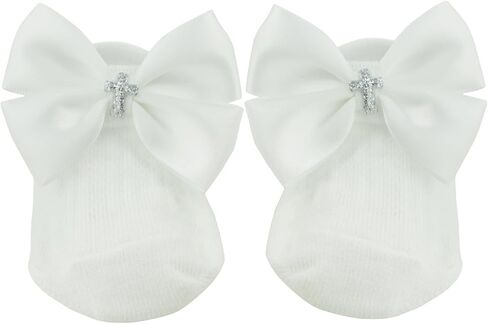 Nihao Baby White Lace Baptism Socks for Infant Girls in Kuwait
