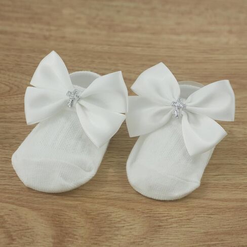 Nihao Baby White Lace Baptism Socks for Infant Girls in Kuwait
