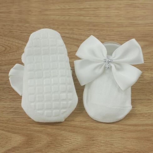 Nihao Baby White Lace Baptism Socks for Infant Girls in Kuwait