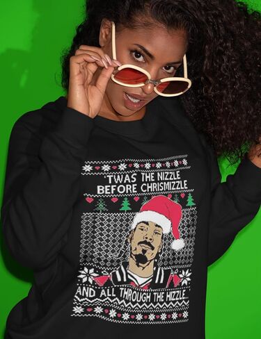 سترة عيد الميلاد القبيحة من ALLNTRENDS TWAS The Nizzle Before Chrismizzle للبالغين in Saudi Arabia