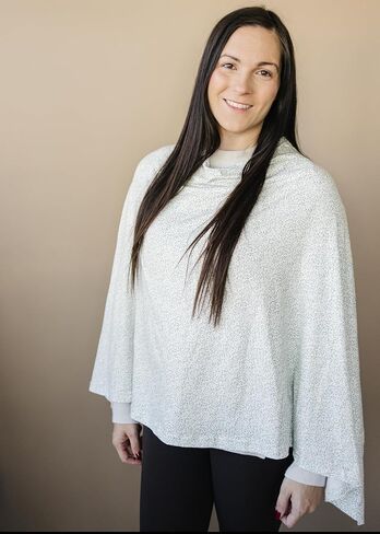 Nursing Cover Up for Breastfeeding - Breathable Breastfeeding Cover with Removable Arch Neckline for Women - Breast Feeding Covers for Women (Meadow Reflection) in Kuwait
