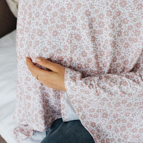 Nursing Cover Up for Breastfeeding - Breathable Breastfeeding Cover with Removable Arch Neckline for Women - Breast Feeding Covers for Women (Meadow Reflection) in Kuwait