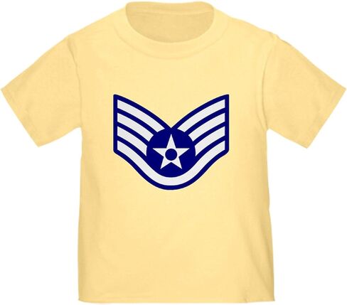 CafePress USAF: Ssgt E 5 Toddler T Shirt Cute Toddler Graphic Tee, 100% Cotton in Saudi Arabia