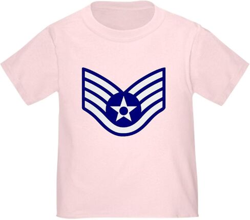 CafePress USAF: Ssgt E 5 Toddler T Shirt Cute Toddler Graphic Tee, 100% Cotton in Saudi Arabia