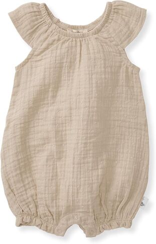 Burt's Bees Baby-Girls Bubble Romper و 100 ٪ من القطن العضوي من قطعة واحدة in Kuwait