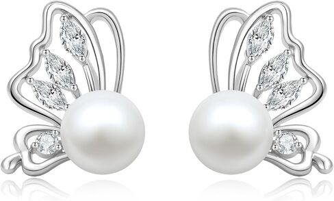 Velvique Pearl Stud Earrings in Saudi Arabia