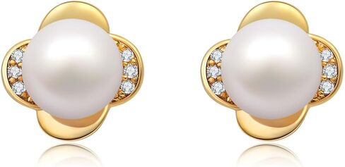 Velvique Pearl Stud Earrings in Saudi Arabia