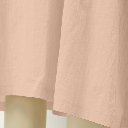 Women Fashion Solid Loose Dress Pullover Round Neck Over The Knee Long Skirt Plus Size Slip Dress in Saudi Arabia