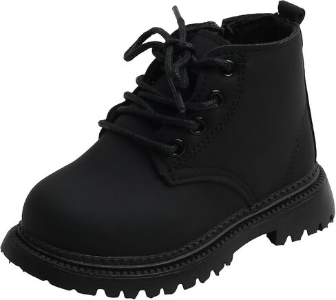 IWIHMIV Winter Boots Kids Toddler Ankle Boots Girls Ankle Booties Boots for Boys Girls Round Toe Boots Toddle Casual Shoes in Saudi Arabia