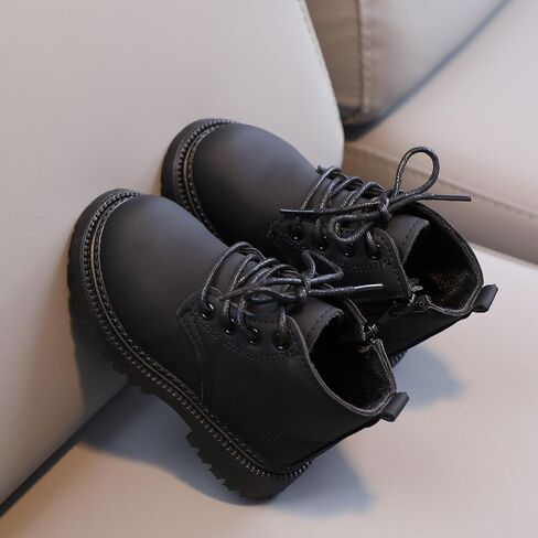 IWIHMIV Winter Boots Kids Toddler Ankle Boots Girls Ankle Booties Boots for Boys Girls Round Toe Boots Toddle Casual Shoes in Saudi Arabia