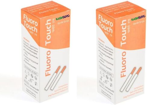 Ophthalmic Fluoro Touch Strips - 100 in Kuwait