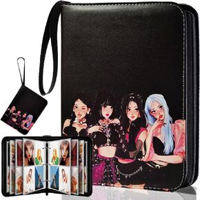 غلاف بطاقات الصور التجارية من Pop Bangtan Boys BTS - 400 كتاب حامل لبطاقات الصور مع الأكمام، ألبوم بطاقات الصور، هدايا للأولاد والبنات