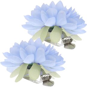 LIFKOME 2pcs Curtain Clip Curtain Buckle Curtain Tiebacks for Drapes Floral Drapery Holdbacks Curtain Tieback Hook Flower Drapes Holdback Curtain Tie Clamp Cable Tie Plastic Magnetic
