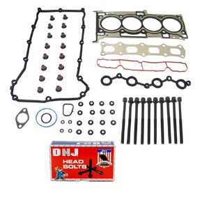 DNJ HGB167 Cylinder Head Gasket Set with Head Bolt Kit for 2007-2017 Chrysler Sebring 2.4L 2360cc 144cid L4 DOHC