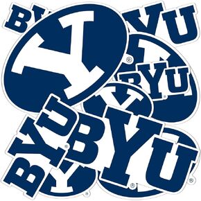 Brigham Young University Sticker Cougars BYU Cougs Stickers Vinyl Decals Laptop Water Bottle Car Scrapbook T1 (Type 1-1)