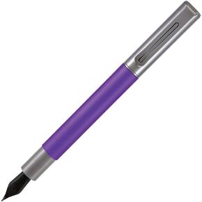 MONTEVERDE USA Ritma Fountain Pen (Purple) - Stub Nib - Luxury Case, an ideal gift suits business and special occasions
