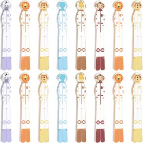 32 Pcs Spaceman Writing Tools Spacers for Writing Colored Spaceman Handwriting Spacer Tool Wooden Writing Tools for Kids One Finger Spacer Handwriting Tool for Kids Students School Classroom (Stylish)
